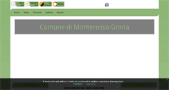 Desktop Screenshot of comune.monterossograna.cn.it